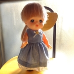 メルちゃんのお洋服 *ふんわりデニムドレス*
