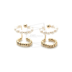 ERG-1351-G【2個入り】ラウンドイヤーカフ/Round Earcuffs Earrings