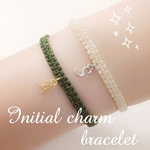 イニシャルチャーム✨コードブレスレット