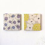 北欧 ファブリックパネル ラメ入り幾何学模様とflower×flower
