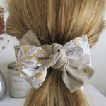 大きめリボン♡LIBERTY ✶ asymmetryribbonバレッタ 