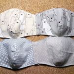 予約再販】（化粧用）耳が痛くならない立体マスク（4枚組）【chulupiko様】
