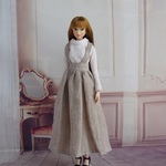 momoko ジェニー outfit..8.6 サスペンダースカート＋カットソー