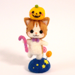 ハロウィン茶白トラ猫2020