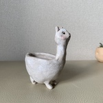 アルパカさん　豆鉢
