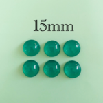 importアクリルカボション　グリーン　6個入り