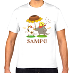 【在庫限りSALE!★L】おさんぽTシャツ♫背中にウロコインコ