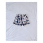 【short pants (madras check)】送料無料　マドラスチェック　ベビー　パンツ　男の子　女の子　秋