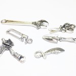 メタルチャーム　工具類　6個セット