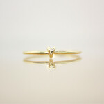 14kgf＊つぶらな結び＊リング＊【金】tiny knot gold ring/14kgf