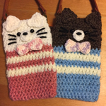 猫ちゃん兄弟 スマホポーチ