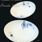 【カレーやパスタに】 北欧柄オーバルプレート  2枚組