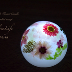 火を使わないキャンドル LED花キャンドル No.43