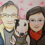 ペット簡単似顔絵