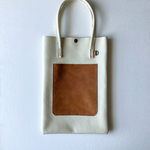 レザー　手提げバッグ