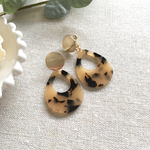オーダーピアス　イヤリング/樹脂フック対応　秋冬カラーチャームピアス 