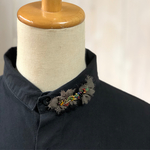 ビーズ刺繍のブローチ④