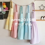 【nrrm2015様オーダー品】一人で着られる☆シンプル＆可愛いキッズ 子供エプロン＆三角巾 ２点セット