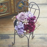 Antique Bijoux Violet　＊　きらきらチェアーアレンジ