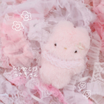 ひとみしりうさぎさん♡もふもふなぬいぐるみ♡ピンク♡