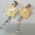 Ｋ様オーダー品　紫陽花イヤリング