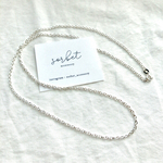 silver925 long necklace