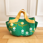 【SALE】バルーントート＊北欧風＊花柄＊Sサイズ