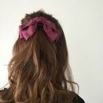 ＊ポニーフック Papillon Ruban ｗine＊ヘアゴムで縛って挿すだけ簡単ヘアアレンジ