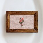 ブーケ刺繍　