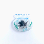 【8/28 21時】黒出目金　金魚鉢　マグネット(磁石)