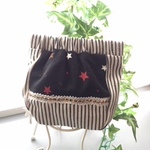 ☆星☆のバネ口ポーチ