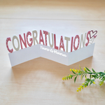 おめでとうのカード(CONGRATULATIONS CARD（hearts）)