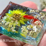 波紋の金魚～ひまわり（長方形Lサイズ）