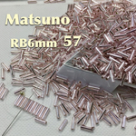 送料無料❗️マツノ竹ビーズ6mm徳用50グラム入り