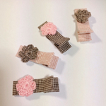 お花のヘアクリップ