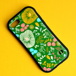 【iphone14対応】nature green iphoneグリップケース