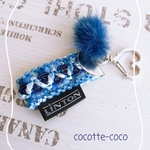 秋のツイードSALE♡送料無料♡LINTON社製ツイードブレードキーホルダー