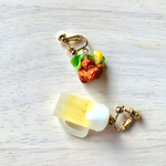 ⌘ ビアジョッキと唐揚げ ⌘ イヤリング(金具変更可)