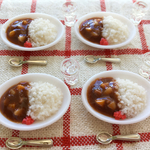 カレーライスセット♡ミニチュアフード♡