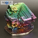 ビスマス結晶 No.116 キューブケース付き [鉱物標本]