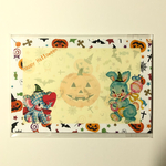 ハロウィン★デザインメモ♡ レトロアニマル  ウサギさんとゾウさん♡ハガキサイズ　バラ20枚入り
