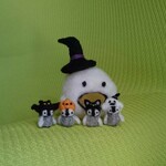 お取り置き品 ハロウィン コスプレbabyペンギン 羊毛フェルト