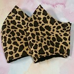 大人用 立体マスク ヒョウ柄 二枚セット