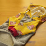 オーダーメイド　もこもこワッペン付き　ポップコーン🍿ラグランパーカー