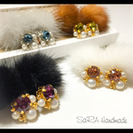 ＊大人可愛い♡パールビジューピアス＊