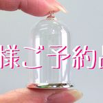 ◆Ｓ様ご予約品◆ガラスドーム(ガラス小瓶） 2個 Ｓ