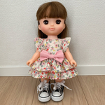 ソラン　メルちゃん　花柄フリルワンピース