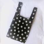 くすみカラーのエコバッグ(black)