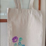 ステンシルトート 朝顔