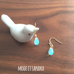 【再販】海が聞こえる水色ピアス
